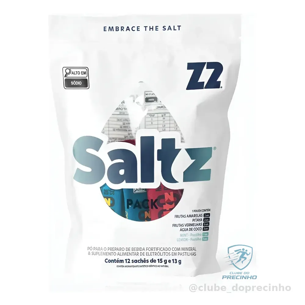 Z2 Saltz Pack 12 Sticks 15g Sortidos Eletrólitos Sódio Saltz Pack