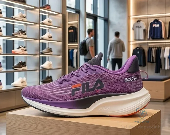 Tênis Feminino de Corrida Speedzone Racer Fila Roxa