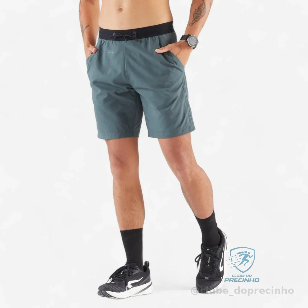 Bermuda Masculina de Corrida Dry+ Kiprun Verde