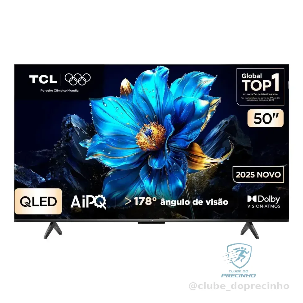 Smart Tv 50 50p7k 4k Qled Uhd 60hz Google Tv Tcl