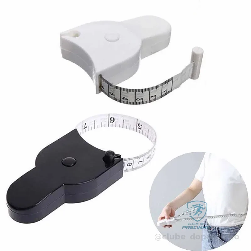 Trena de fita métrica flexível circunferencia para medição corporal costura medição- ENVIO ALEATÓRRIO