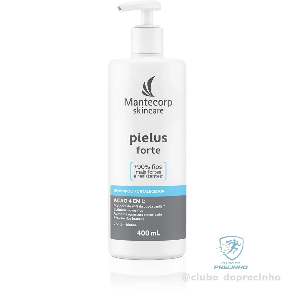 Shampoo Fortalecedor Antiqueda Pielus Forte 400ml - Mantecorp Skincare