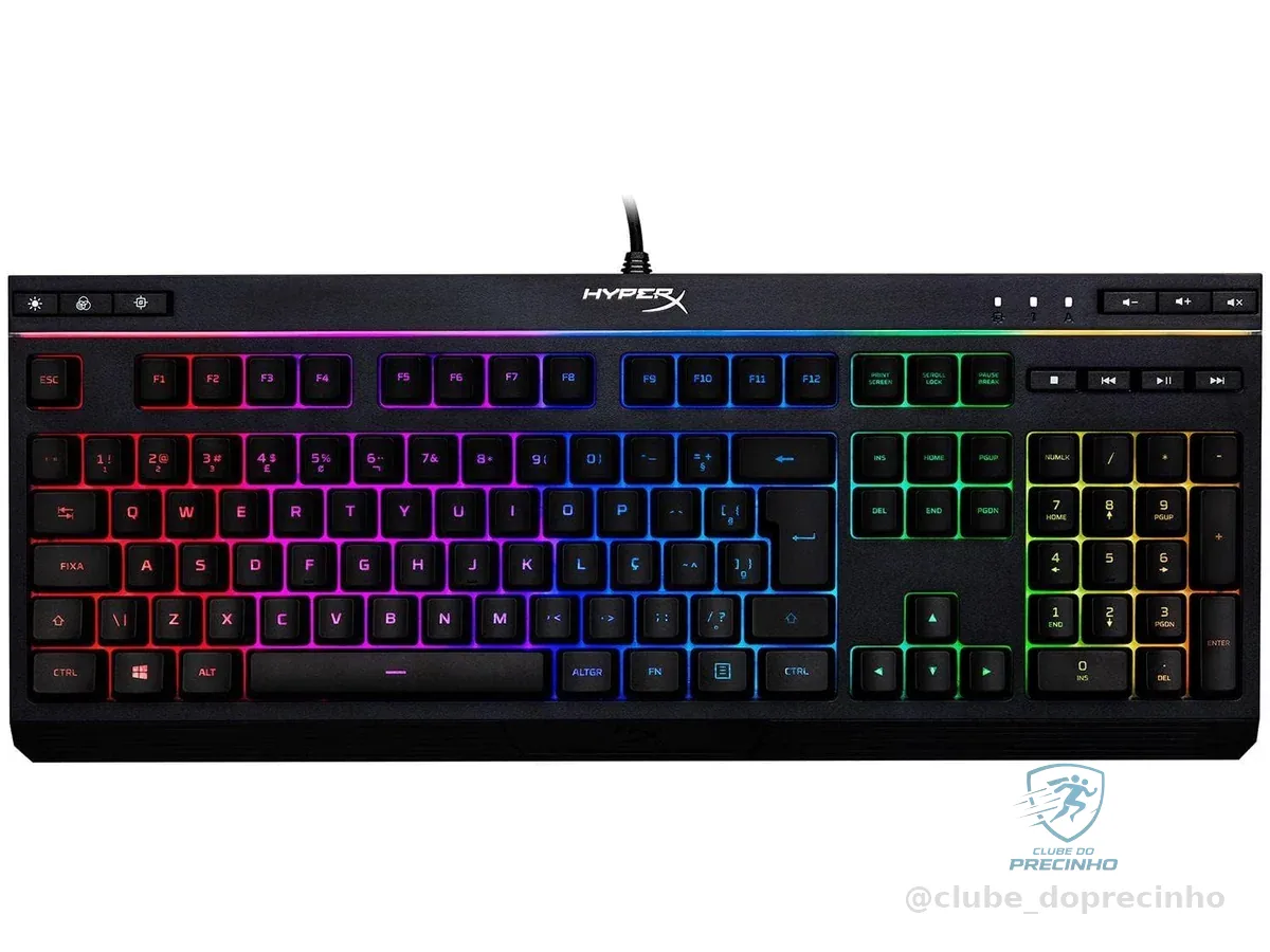 HyperX Teclado Gamer HyperX Alloy Core RGB, ABNT2, PRETO