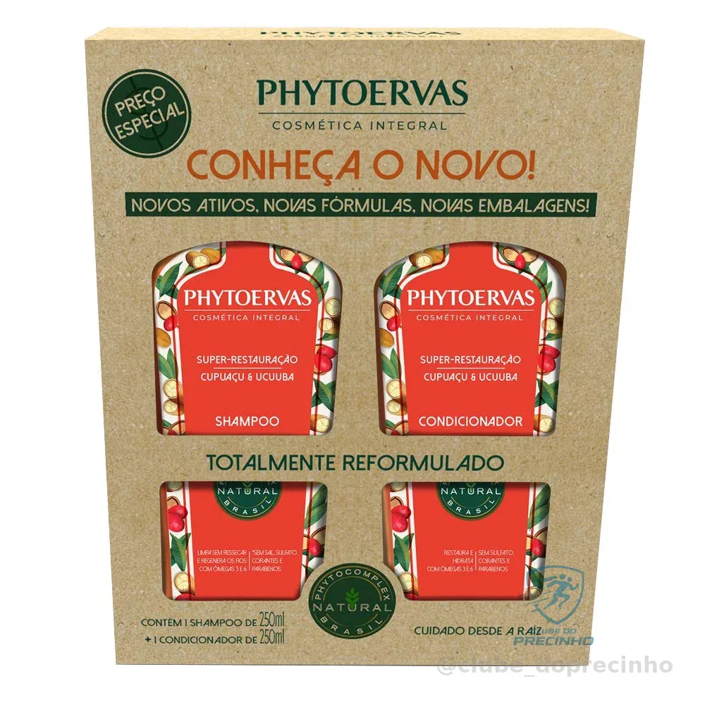 Phytoervas Kit Sh + Co 250 Ml Super Restauração