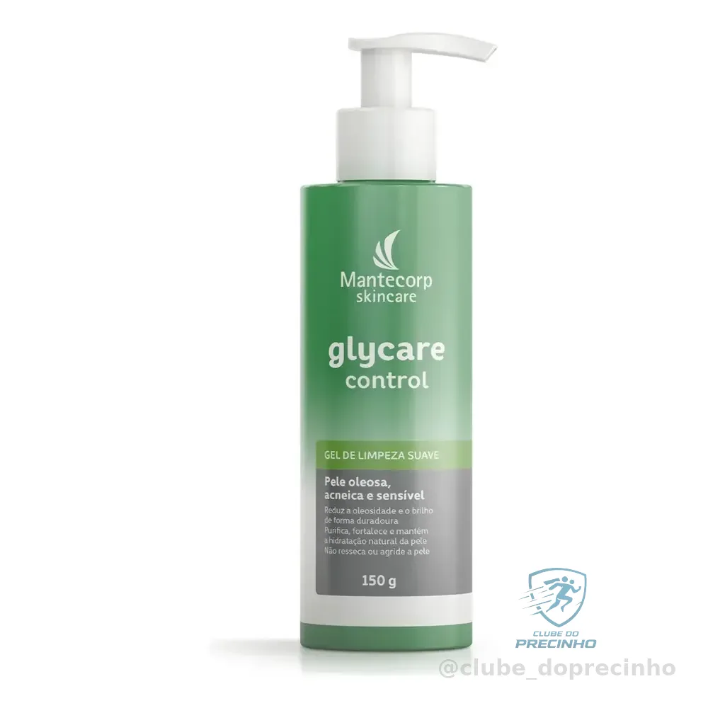 Gel De Limpeza Facial Glycare Control Suave 150g Mantecorp Dia/noite