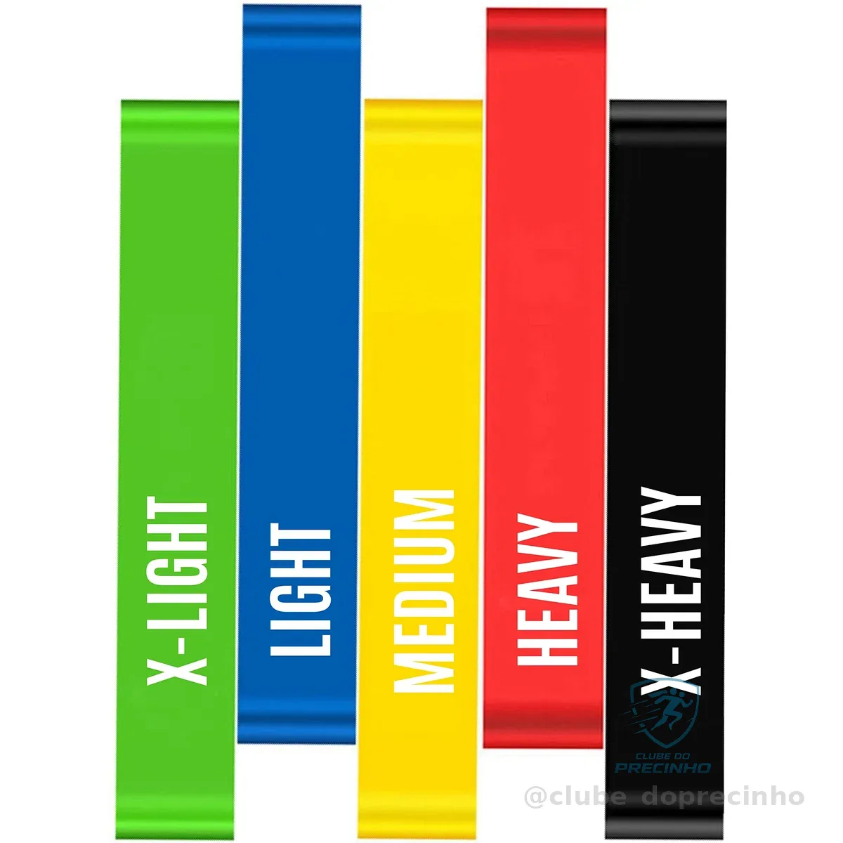 Kit 5 Faixas Elásticas 