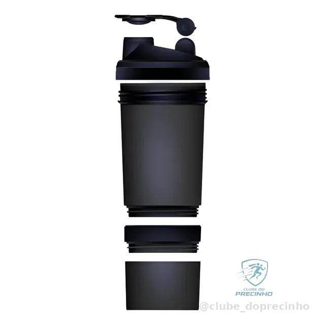 Garrafa Coqueteleira Com Repartição E Porta Capsulas 500ml