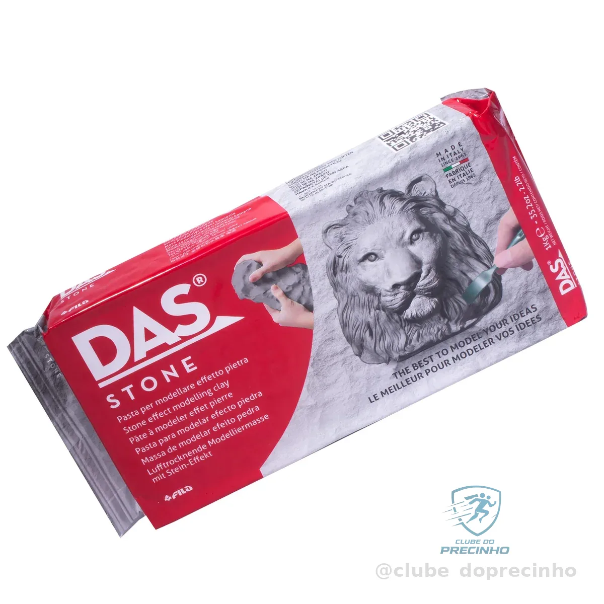 DAS, Massa para Modelar, Stone, 1Kg