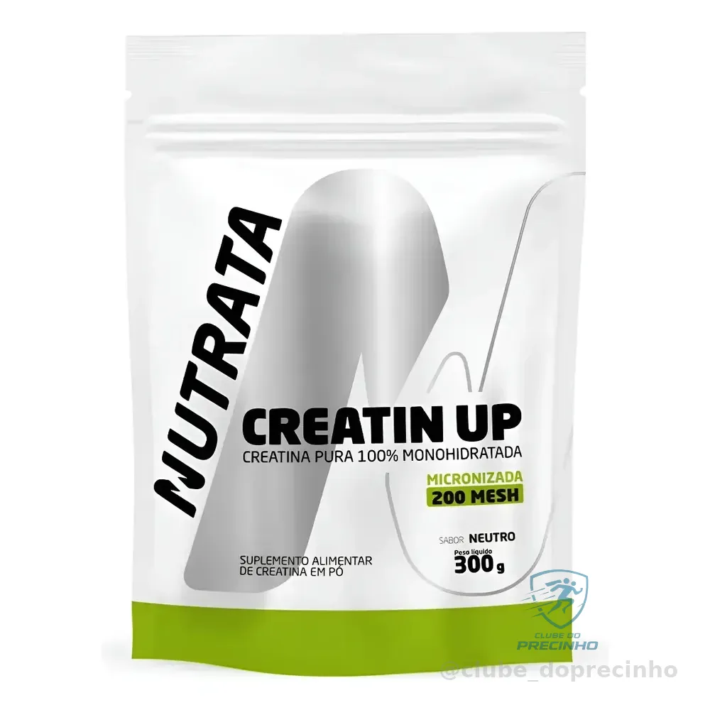 Creatina Monohidratada Up Refil 300g Nutrata Sem Sabor