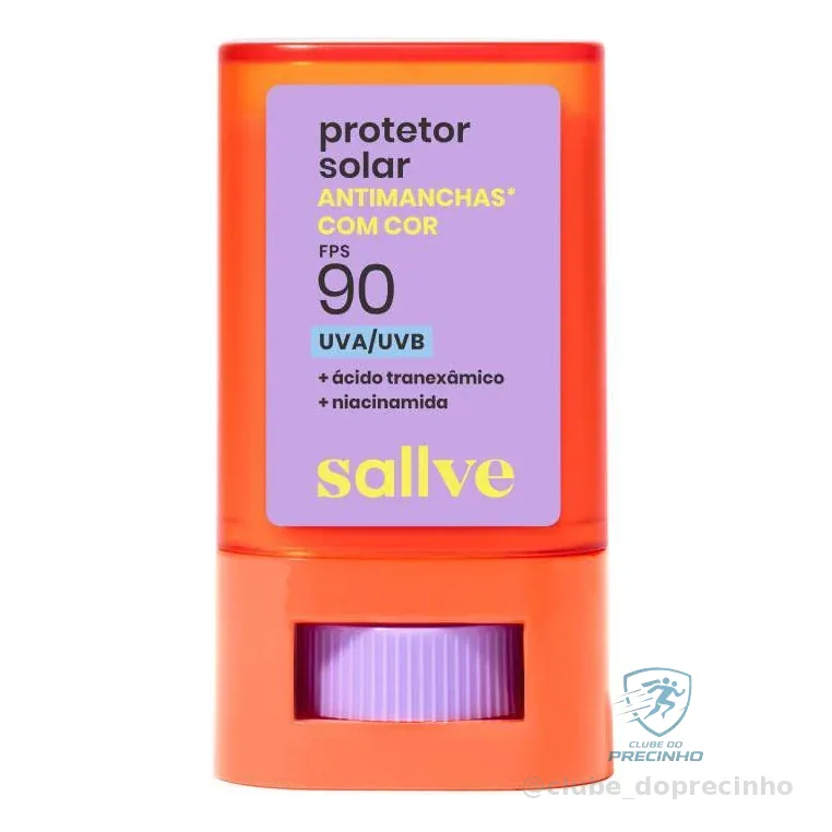 Protetor Solar Em Bastão Antimanchas FPS 90 Cor 1 15g Sallve