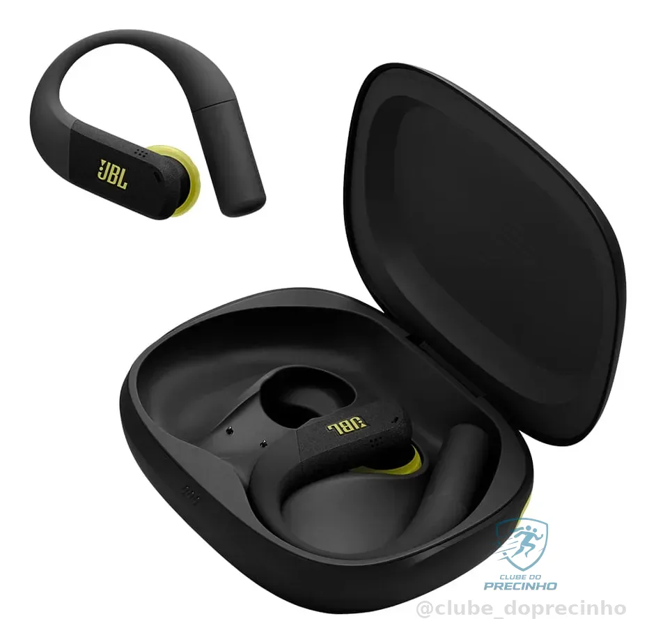 Fone De Ouvido Jbl Bluetooth Sem Fio Endurance Peak 4- Preto Preto