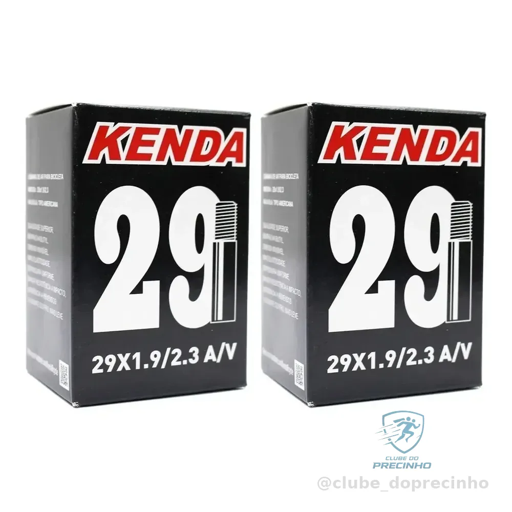 Par Câmara De Ar Kenda Aro 29 X 1.90 A 2.30 Bico Grosso 35mm Tipo Da Válvula Schrader