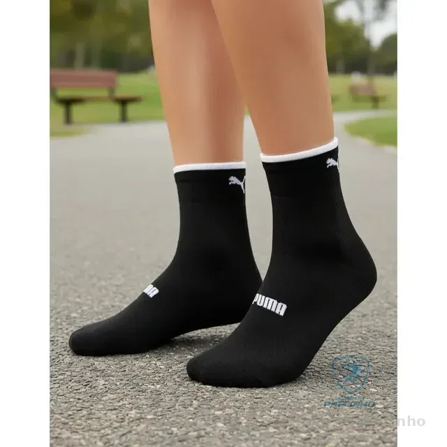 Meia Puma Dry Fit Poliamida Academia Cano Baixo