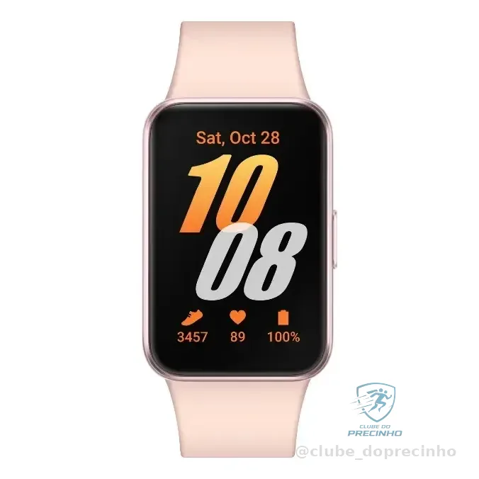 Smartwatch Samsung Galaxy Fit3 Display 1.6  Rosé Esportivo