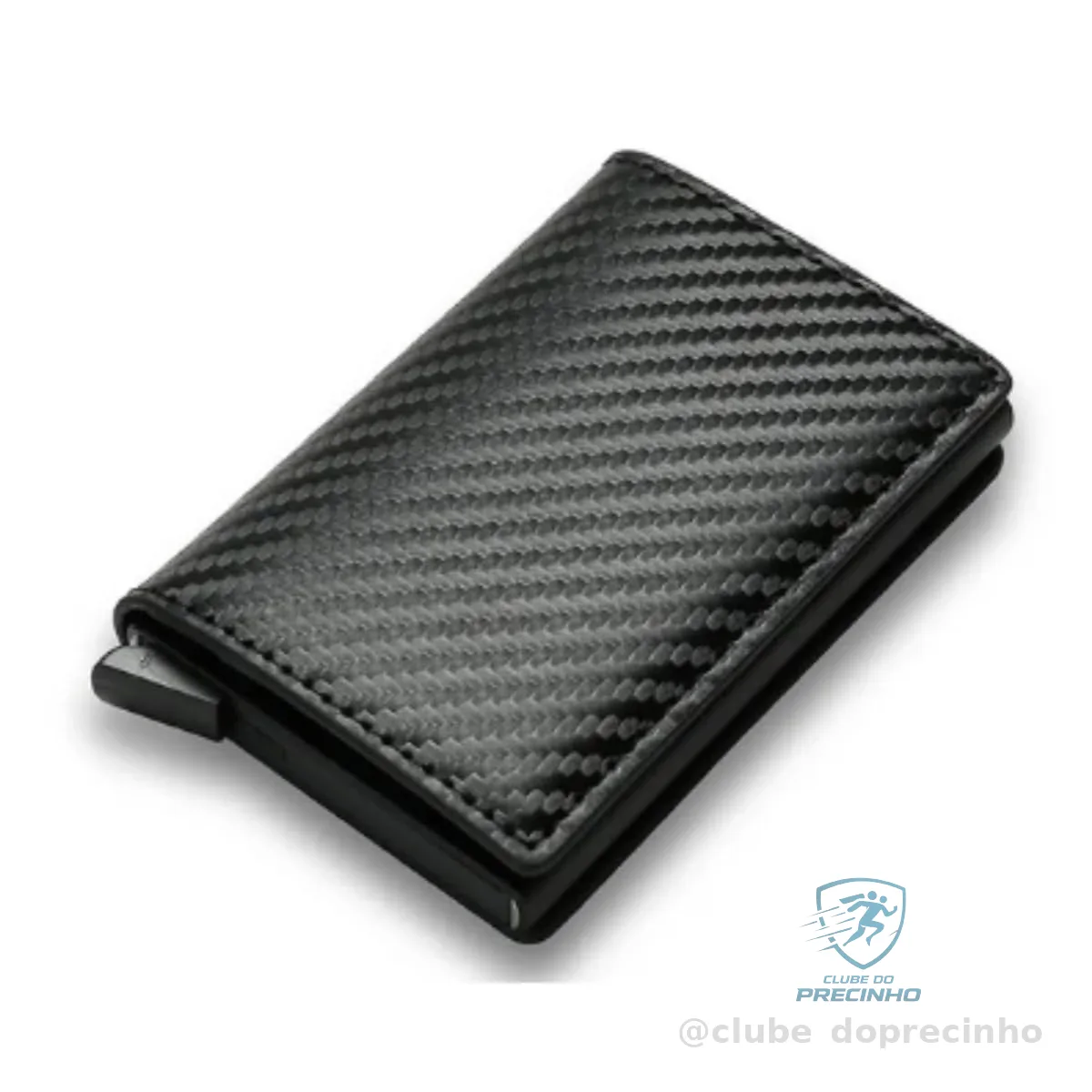 Carteira Porta Cartão Slim Antifurto Pop Up Em Couro Mágica Porta Cartão Rfid