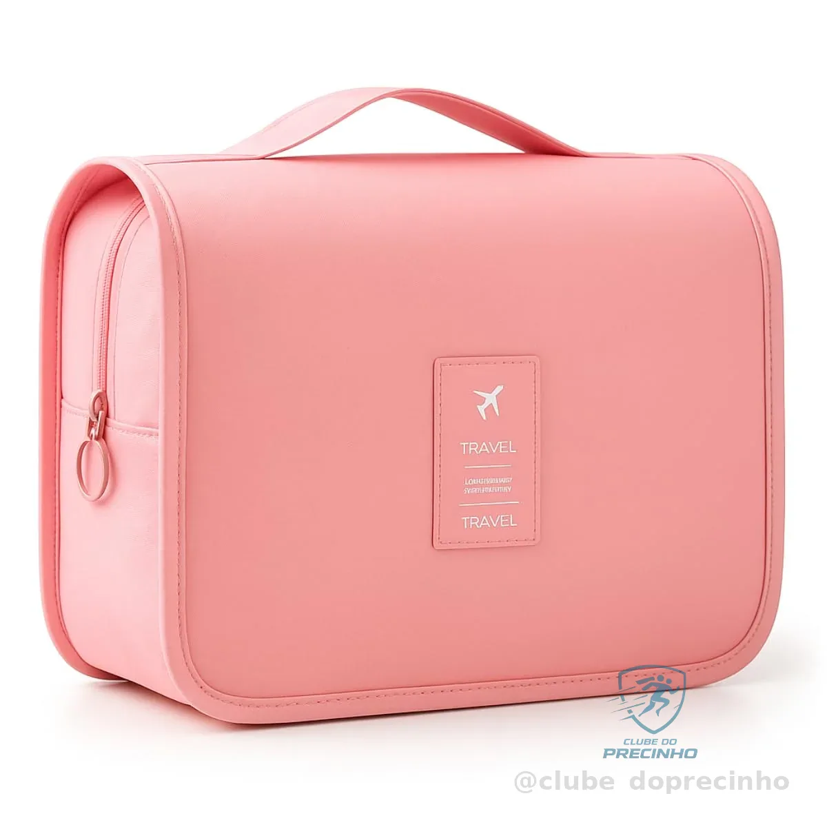 Bolsa Necessaire Maquiagem Cosméticos (Rosa)