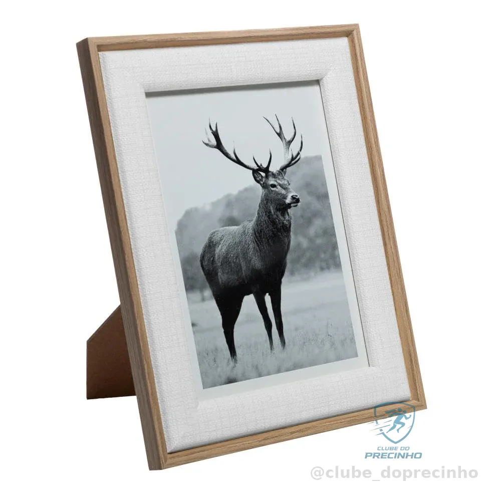 LYOR - Porta-Retrato de Mdf Branco 13cm x 18cm