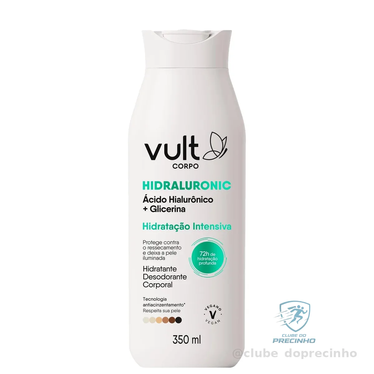 Vult Hidraluronic Hidratante Desodorante Corporal 350ml