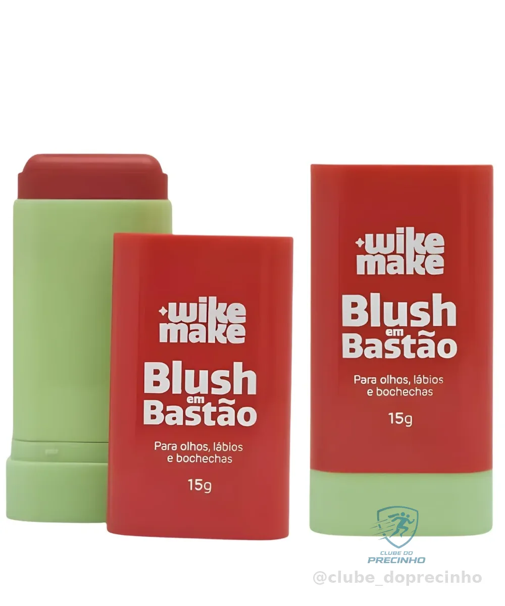 Blush em Bastão Amor Anjo, Cores Sortidas, Pigmentado, Cremoso, Longa Duração (01, Padrão)