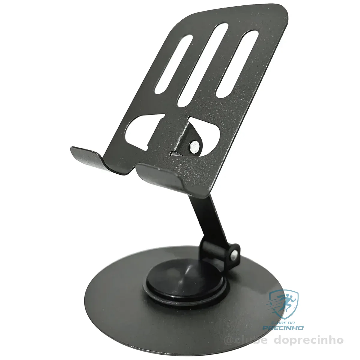 Suporte para Celular de Mesa com Rotação 360° – Alumínio, Dobrável e Portátil