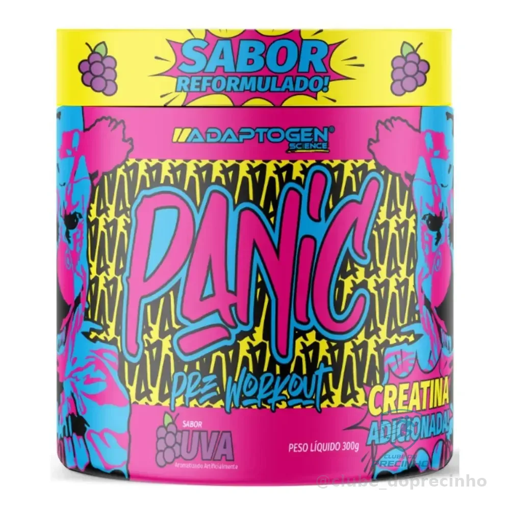 Adaptogen Pre Treino Beta Alanina Concentrado Muito Forte Sabor Uva 300g