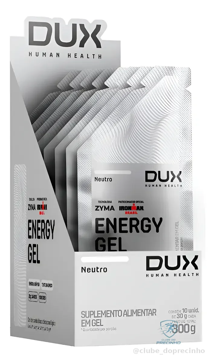 Energy Gel Sem Cafeína Cx 10 Un - Dux 18/05/2026