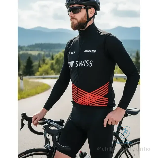 Colete De Ciclismo Corta Vento Marcio May Dt Swiss Fizik