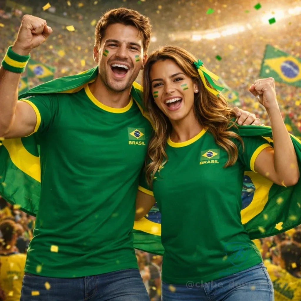 Kit 2 Camisetas Brasil Dry Fit Copa Torcedor