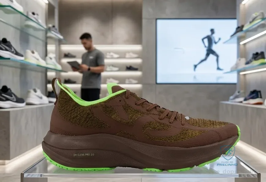 Tênis Olympikus Corre 4 Marrom