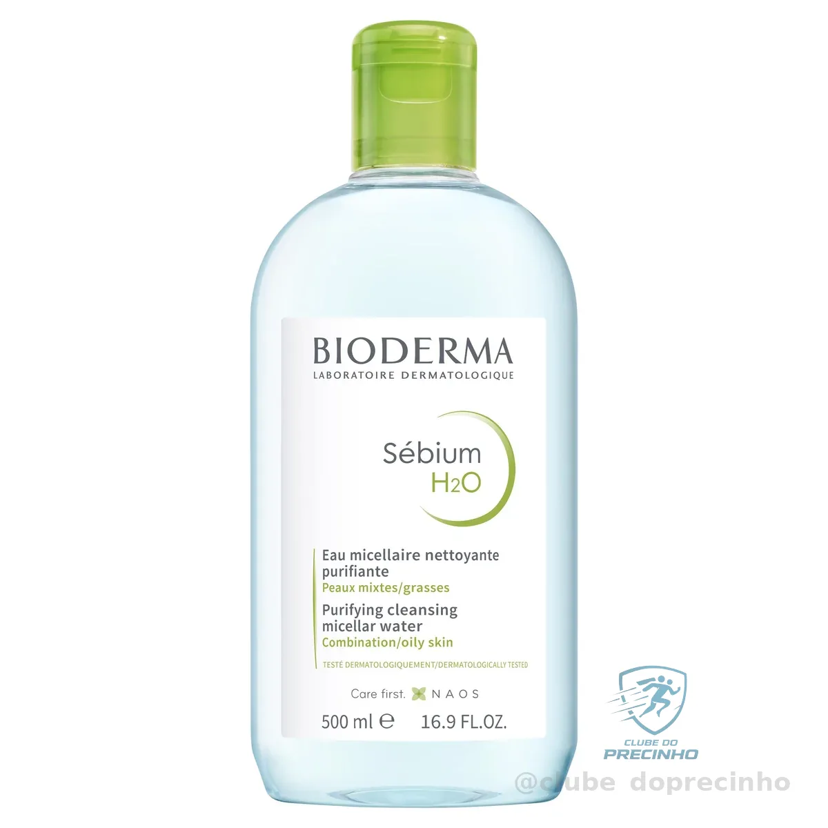 BIODERMA Água Micelar Demaquilante Antioleosidade Sébium H2O 500ml