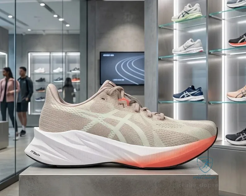 Tênis Feminino de Corrida Dynablast 5 Bege Asics