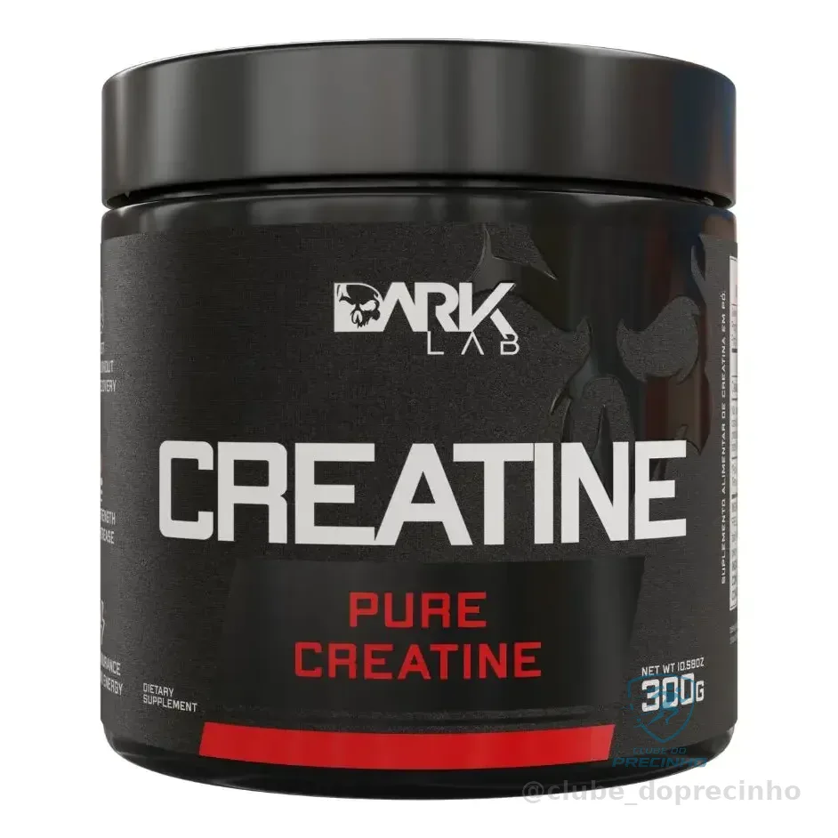 Creatina Monohidratada Em Pote 300g 100% Pura Dark Lab