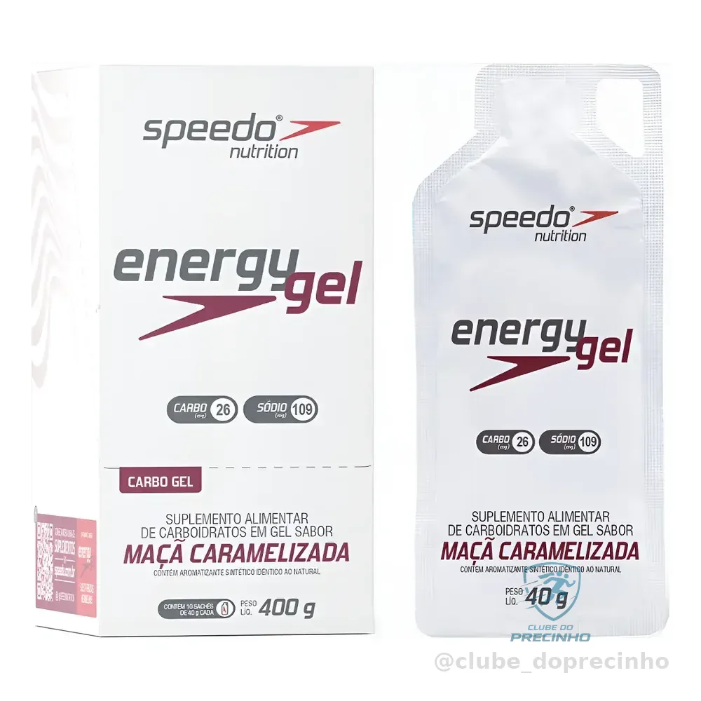 Gel Carboidrato Speedo Z2 Maçã Caramelizada Caixa 10 Unidades 40g