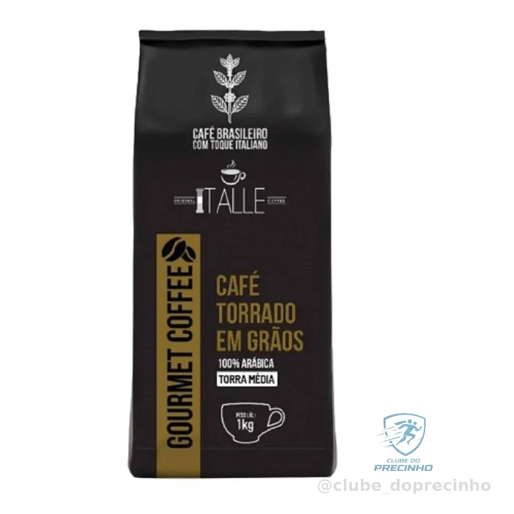 Cafe Graos Torra Media Gourmet Café Italle 1kg