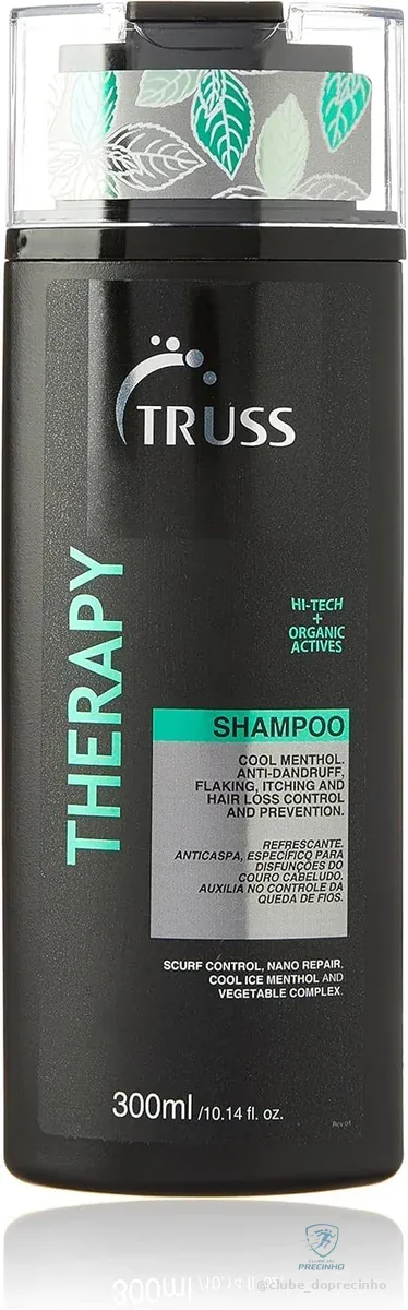 Truss Shampoo Therapy | Combate à Caspa e Controle de Oleosidade | 300ml