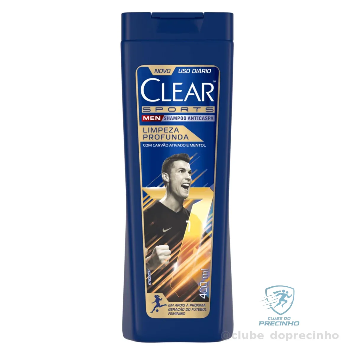 Clear Sports Men - Shampoo Anticaspa Limpeza Profunda 400Ml
