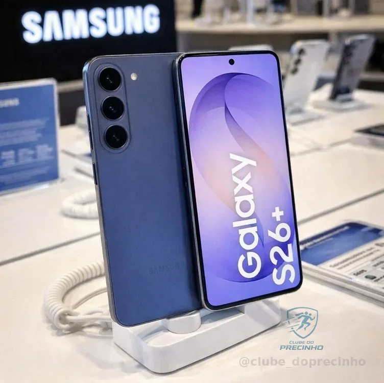 Celular Samsung Galaxy S26+ 5g, 512gb, 12gb Ram, Galaxy Ai, Câmera Tripla De 50+12+10, Tela De 6.7  Preto