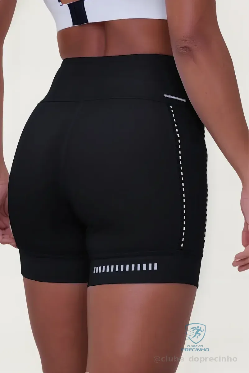 Bermuda Authen Grit Bossa 3 Bolsos 15 Cm Alta Compressão - 8 Cores