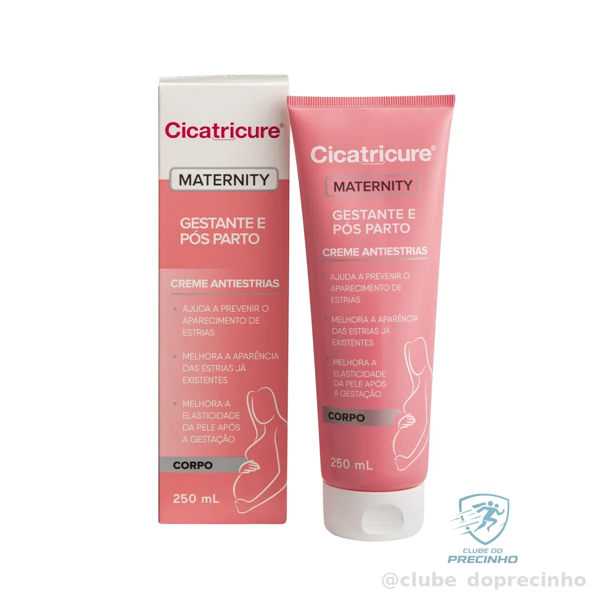 Cicatricure Creme Corporal Maternity Antiestrias 250ml - Gestante | Pós Parto | Maternidade