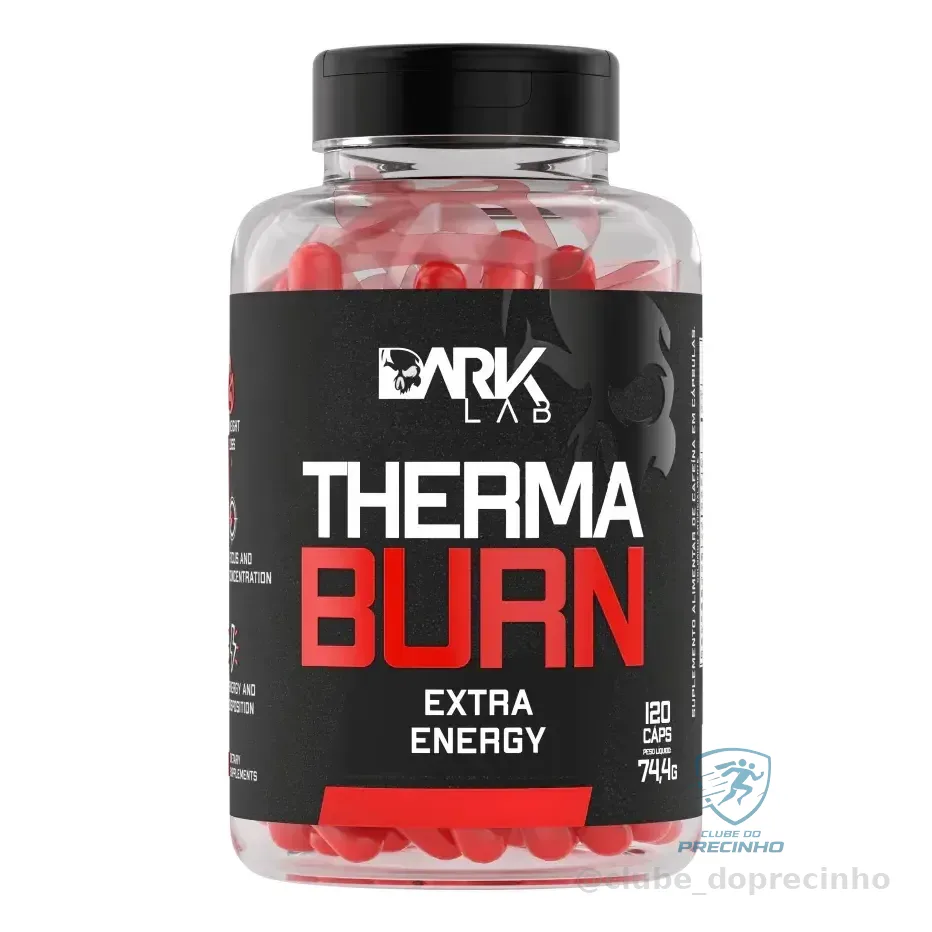 Termogênico Therma Burn 210mg De Cafeína 120 Caps Dark Lab Sabor Sem Sabor
