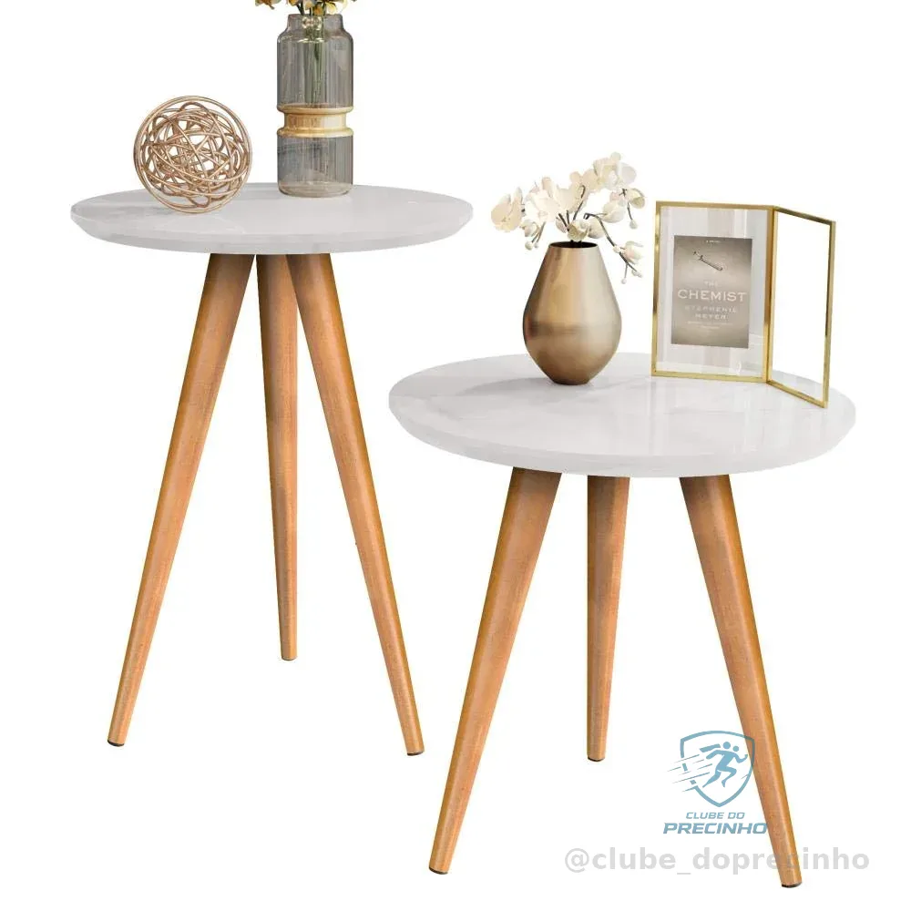 Kit de Apoio e Decoração de Sofá Retrô Classic com 3 Pernas Decoração