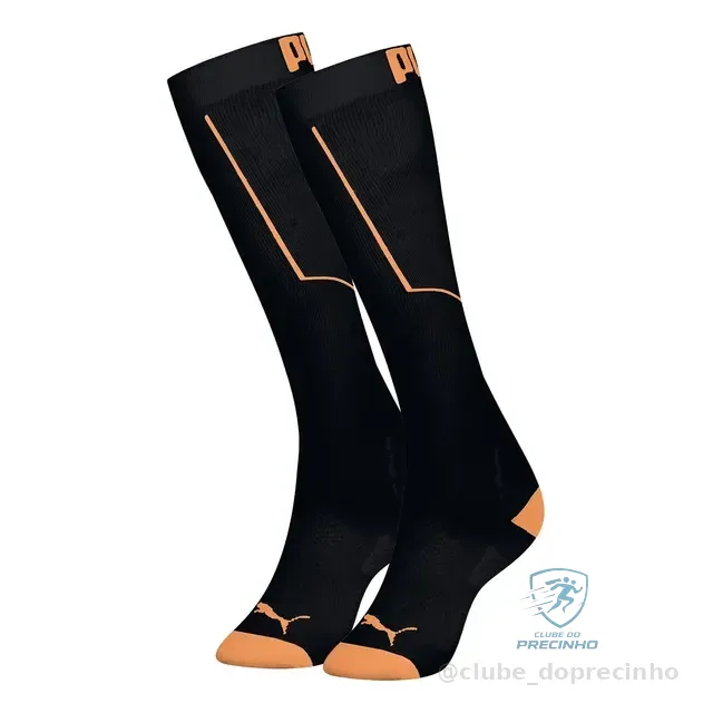 Meia 3/4 Puma Alta Compressão Circulação Original Cano Longo