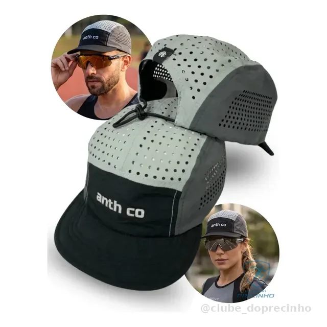 Boné Corrida Esportes 3 Three Panel Runners Anth Co