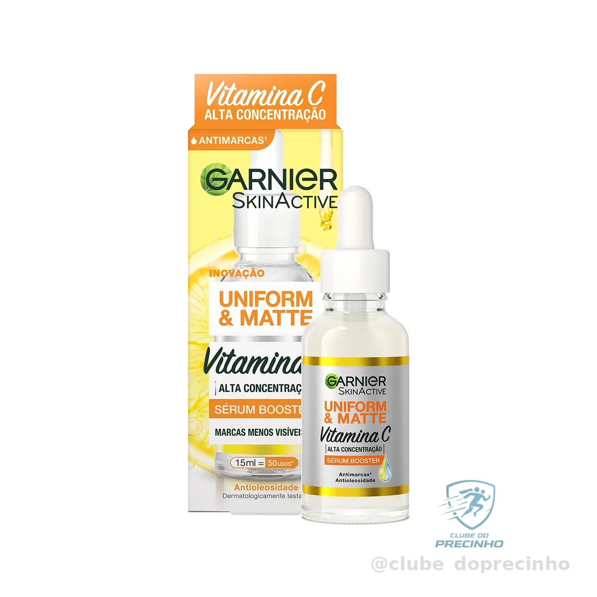 Garnier Uniform & Matte Sérum Facial Antimarcas Vitamina C, 15ml