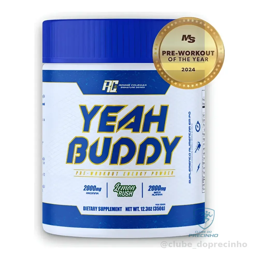 Pré Treino 360g Yeah Buddy Ronnie Coleman Lemon Rush Lemon Rush