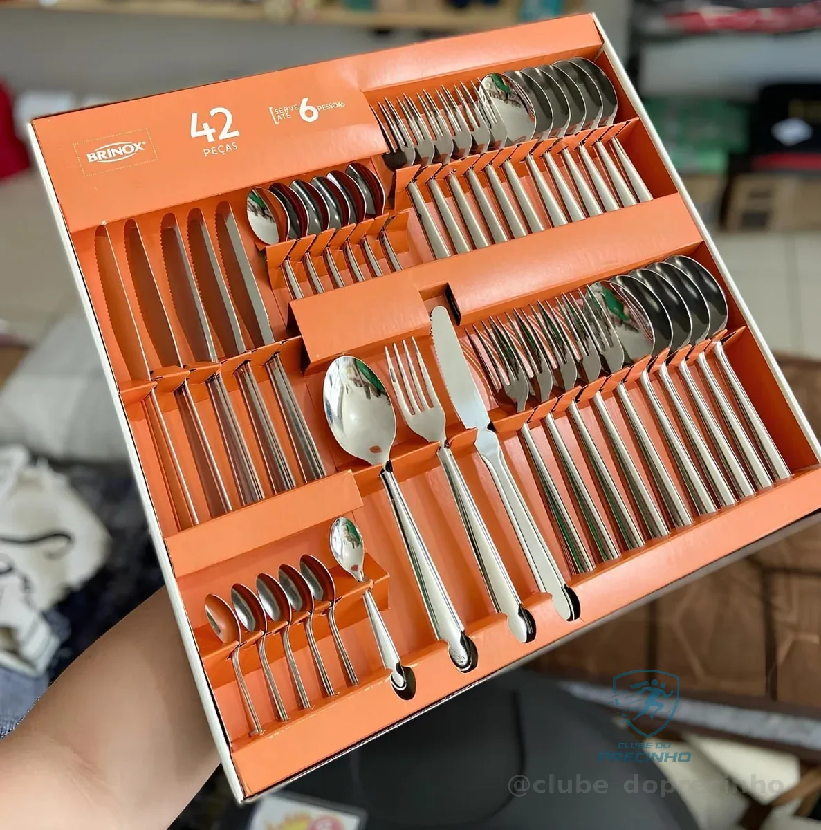 Brinox - Faqueiro Siena 42 Peças - Aço Inox