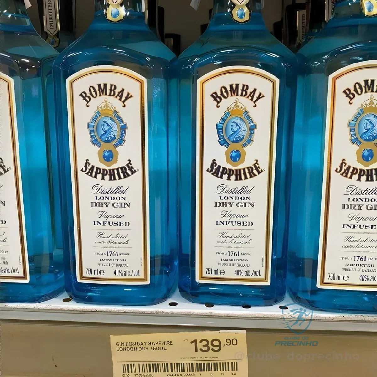 O valor aparece na etapa de finalização do pedido