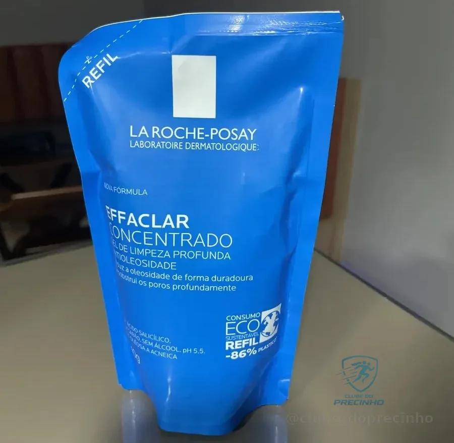 Gel De Limpeza Facial Refil Para Pele Oleosa E Acneica Com Ácido Salicílico, Lha E Zinco De Limpeza Profunda E Controle Duradouro Da Oleosidade Effaclar La Roche-posay 240g