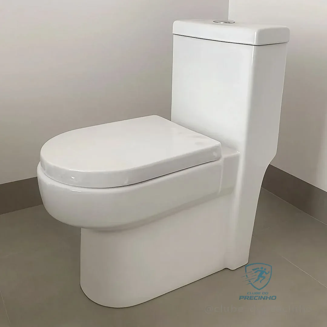 Vaso Sanitário Monobloco Caixa Acoplada Completo Privada Cor Branco Tubrax - Vab0003
