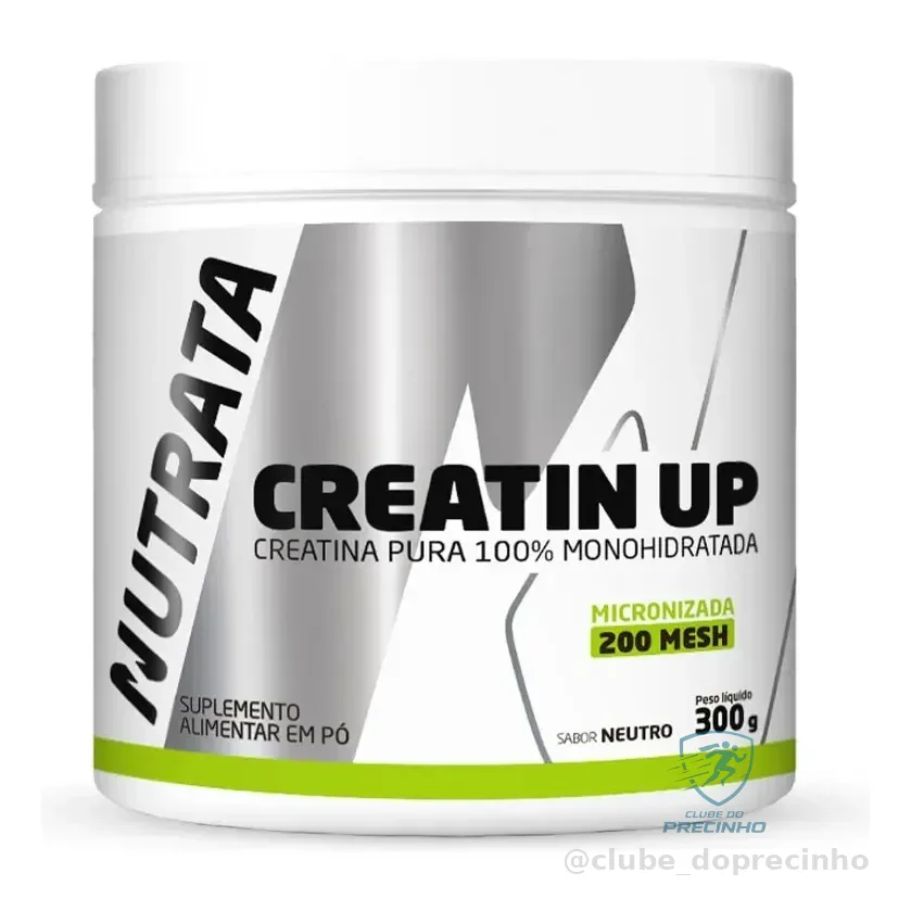 Creatin Up 300g Nutrata Suplemento Creatina Monohidratada Força Energia Desempenho Sem Sabor